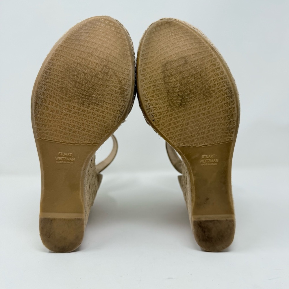 Stuart Weitzman Sohojute Wedge Sandal Sz US 9 - Picture 14 of 14